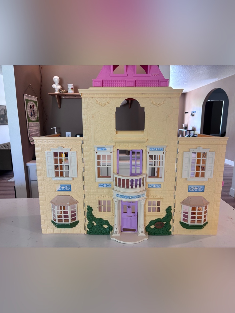 vintage Fisher-Price Loving Family Grand Mansion (Model H3370) released in 2005